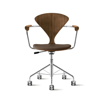 Cherner Swivel Base Armchair with Seat Pad