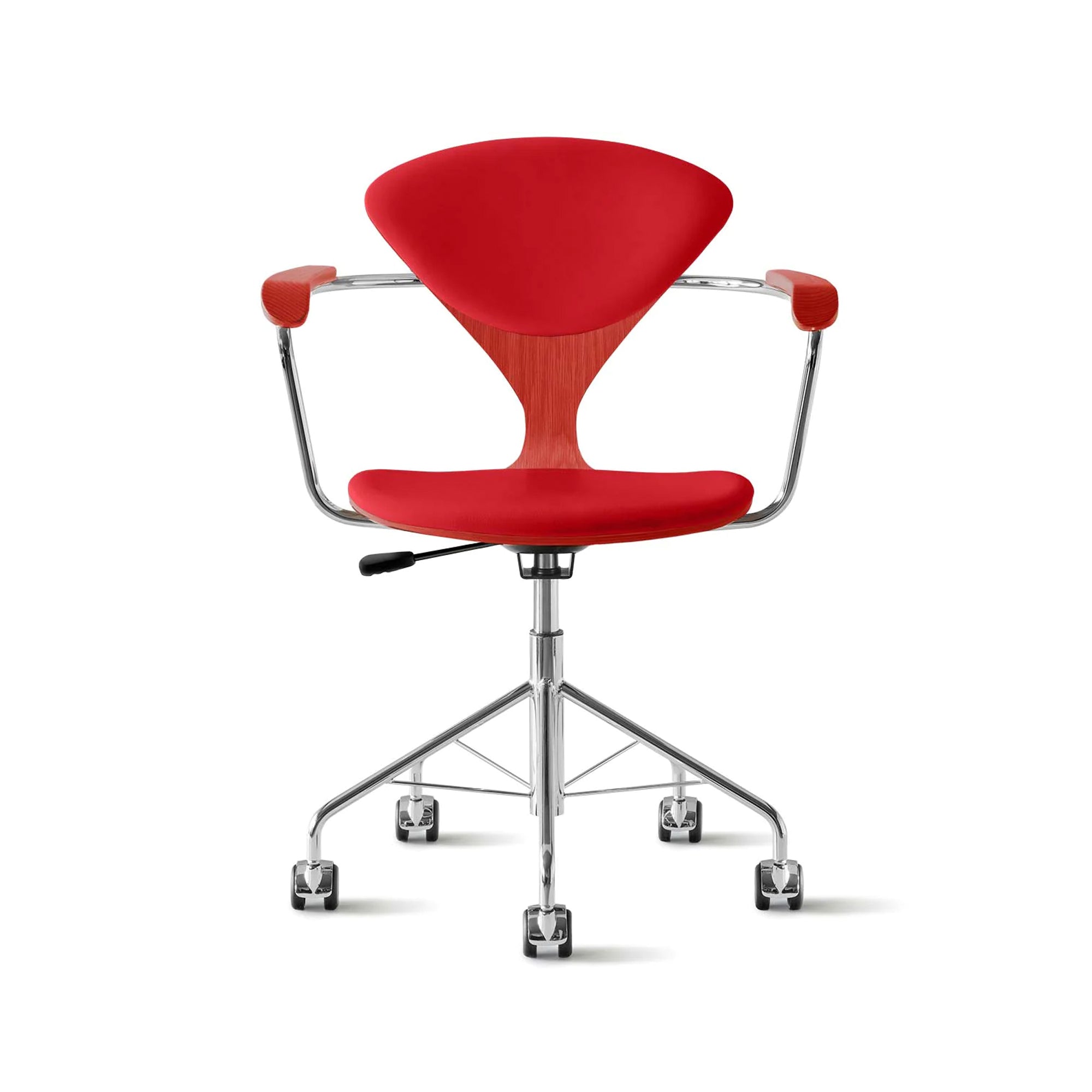 Cherner Swivel Base Armchair with Seat and Back Pads