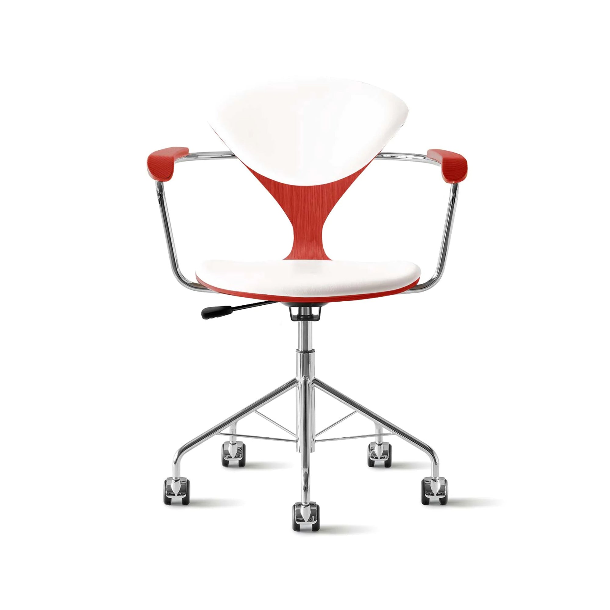 Cherner Swivel Base Armchair with Seat and Back Pads