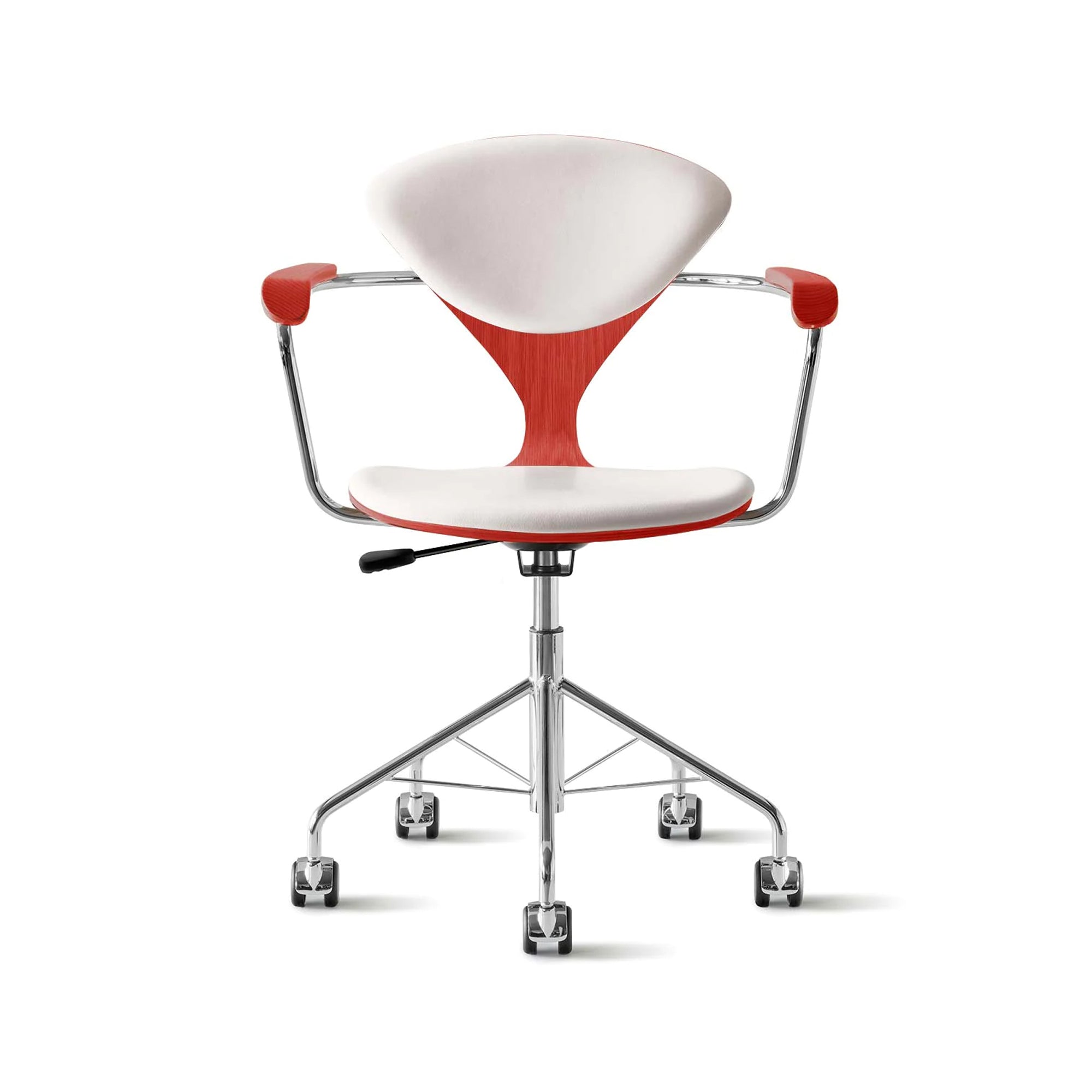 Cherner Swivel Base Armchair with Seat and Back Pads