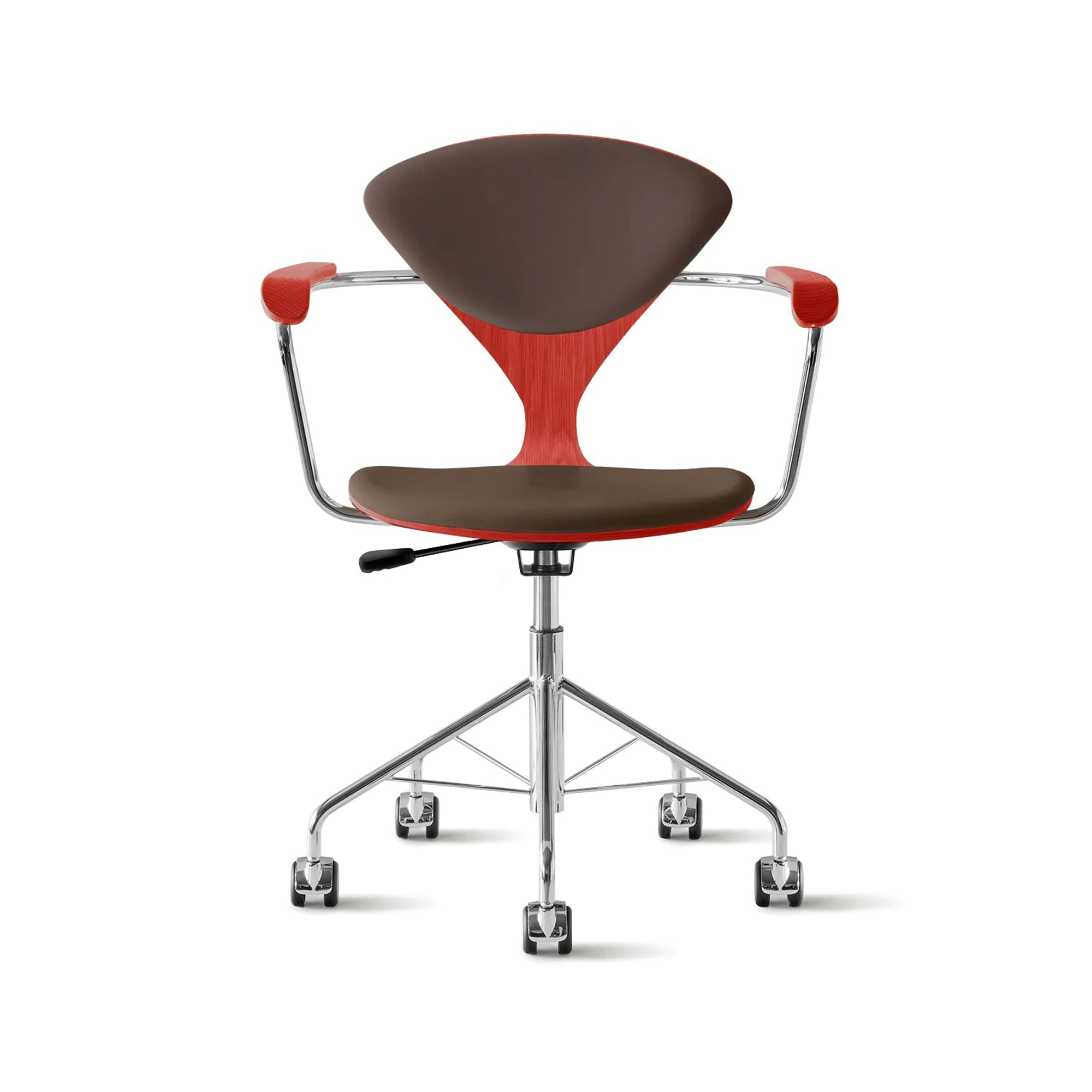 Cherner Swivel Base Armchair with Seat and Back Pads
