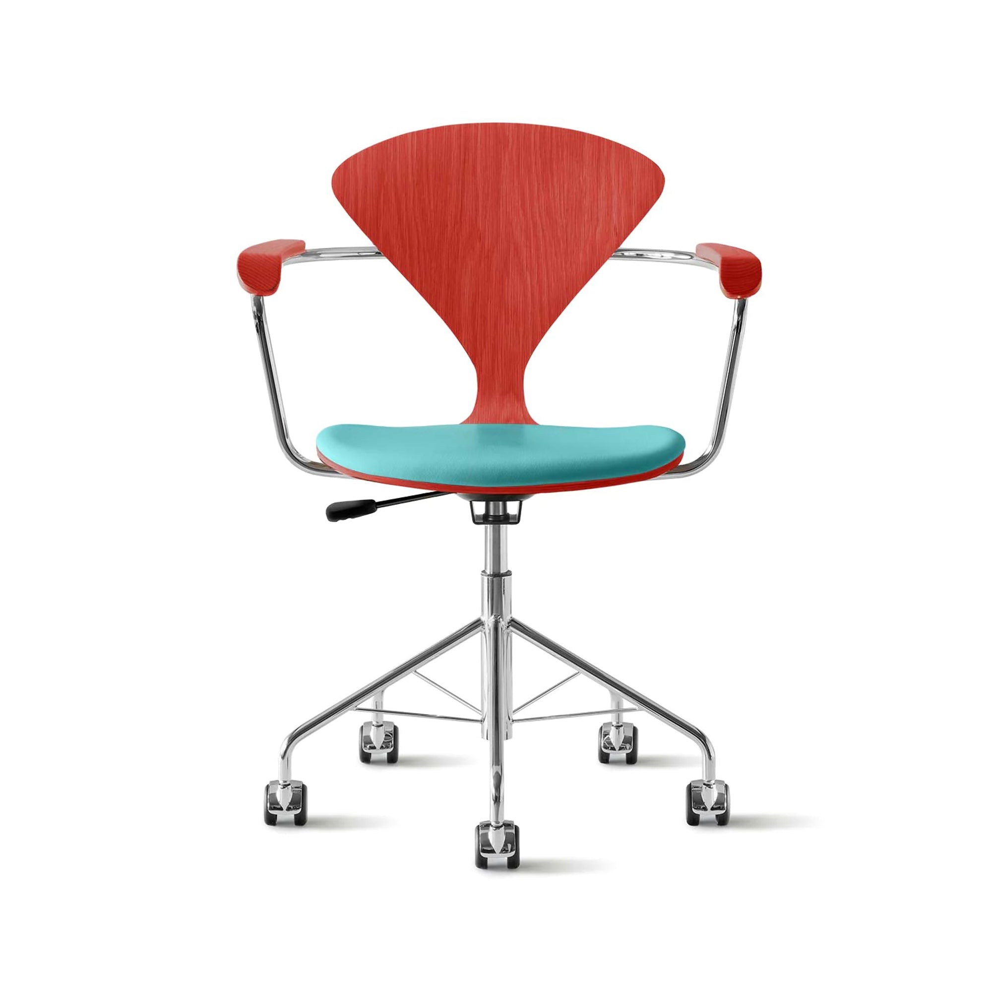 Cherner Swivel Base Armchair with Seat Pad