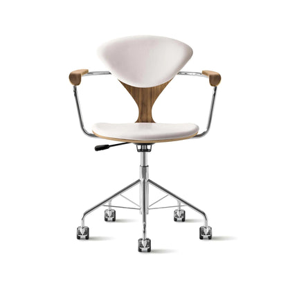 Cherner Swivel Base Armchair with Seat and Back Pads