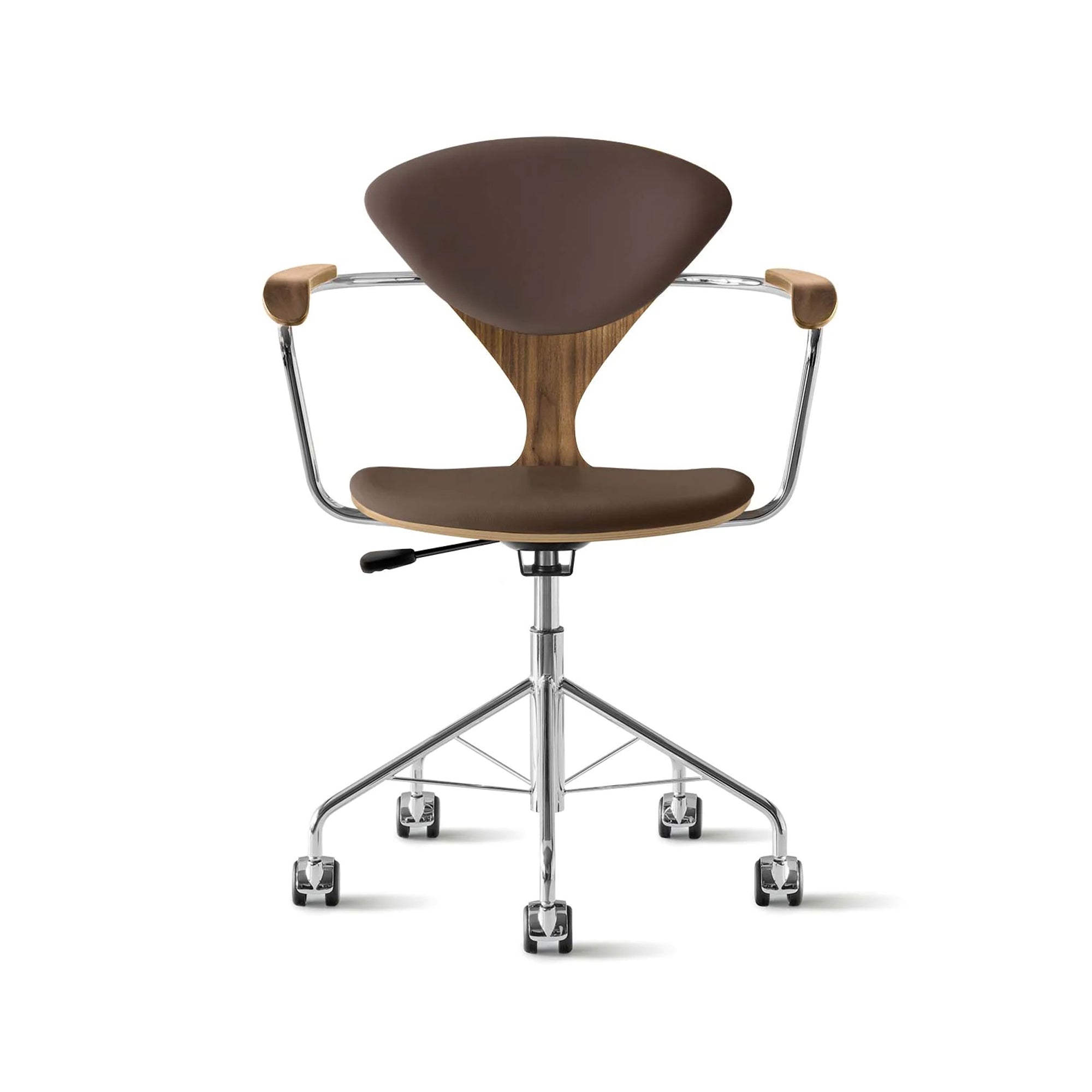 Cherner Swivel Base Armchair with Seat and Back Pads