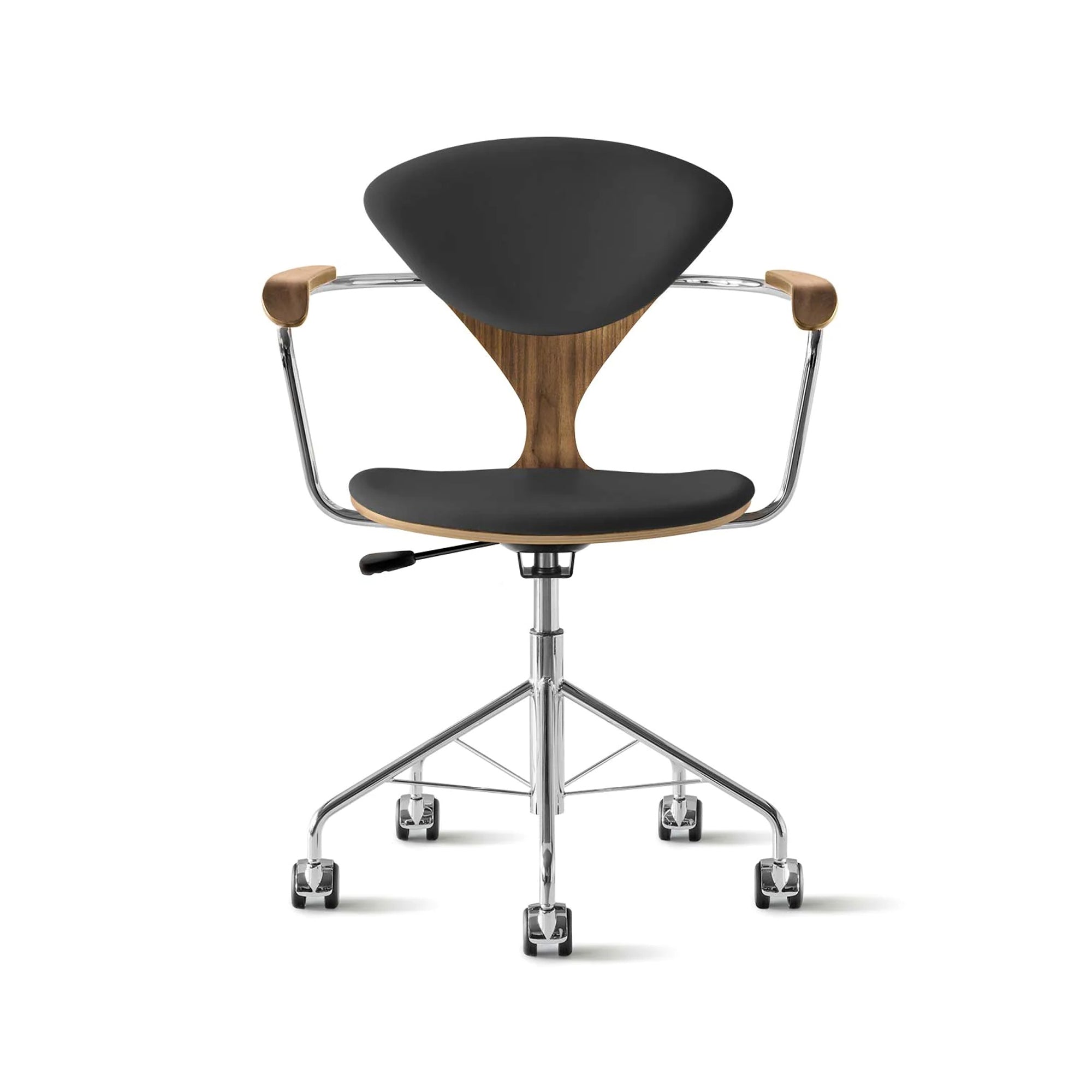 Cherner Swivel Base Armchair with Seat and Back Pads