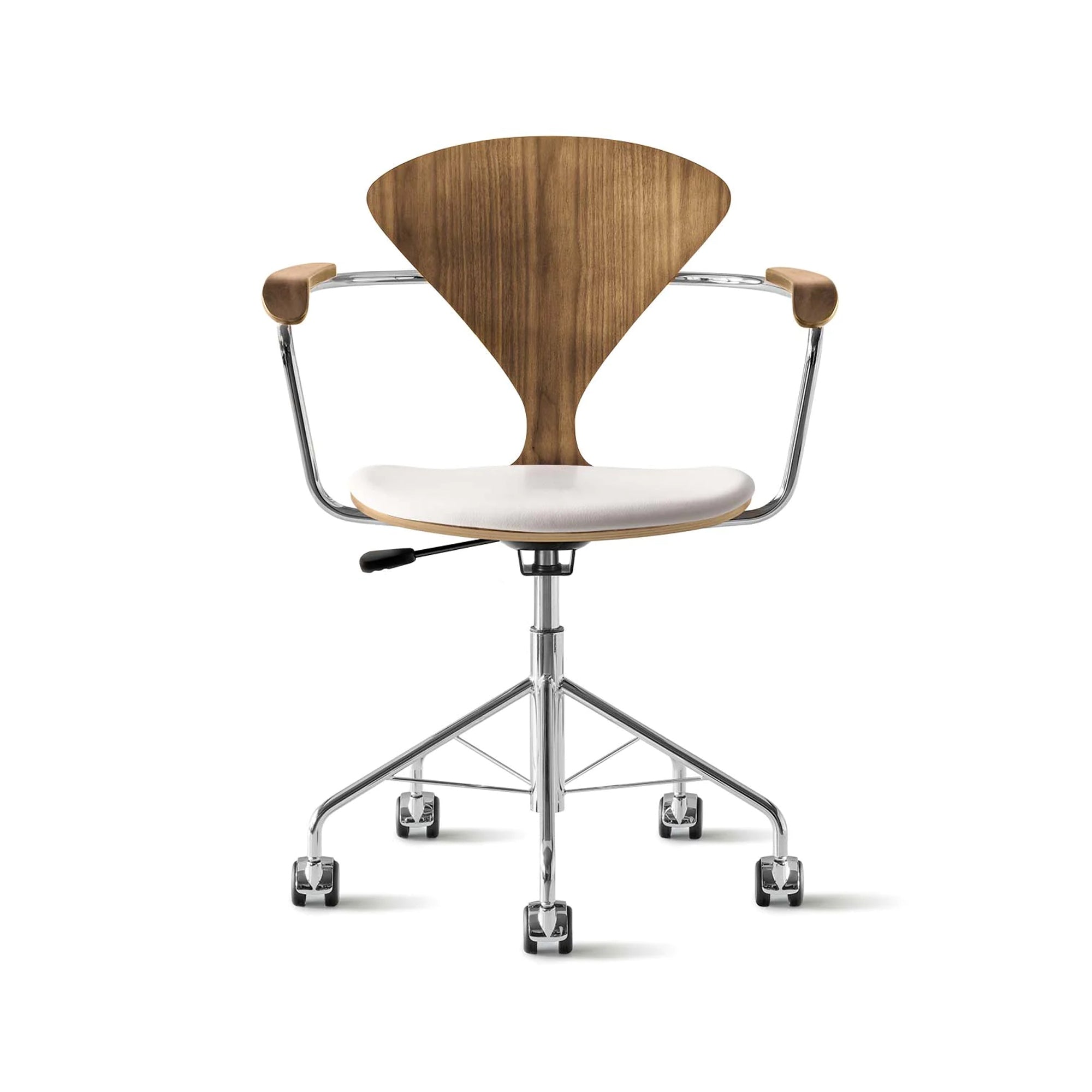 Cherner Swivel Base Armchair with Seat Pad