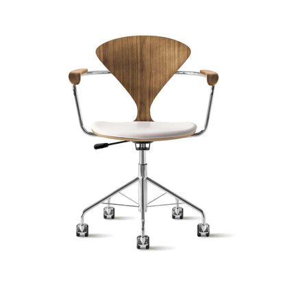 Cherner Swivel Base Armchair with Seat Pad