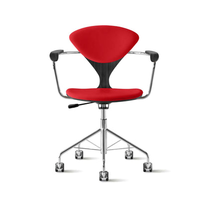 Cherner Swivel Base Armchair with Seat and Back Pads