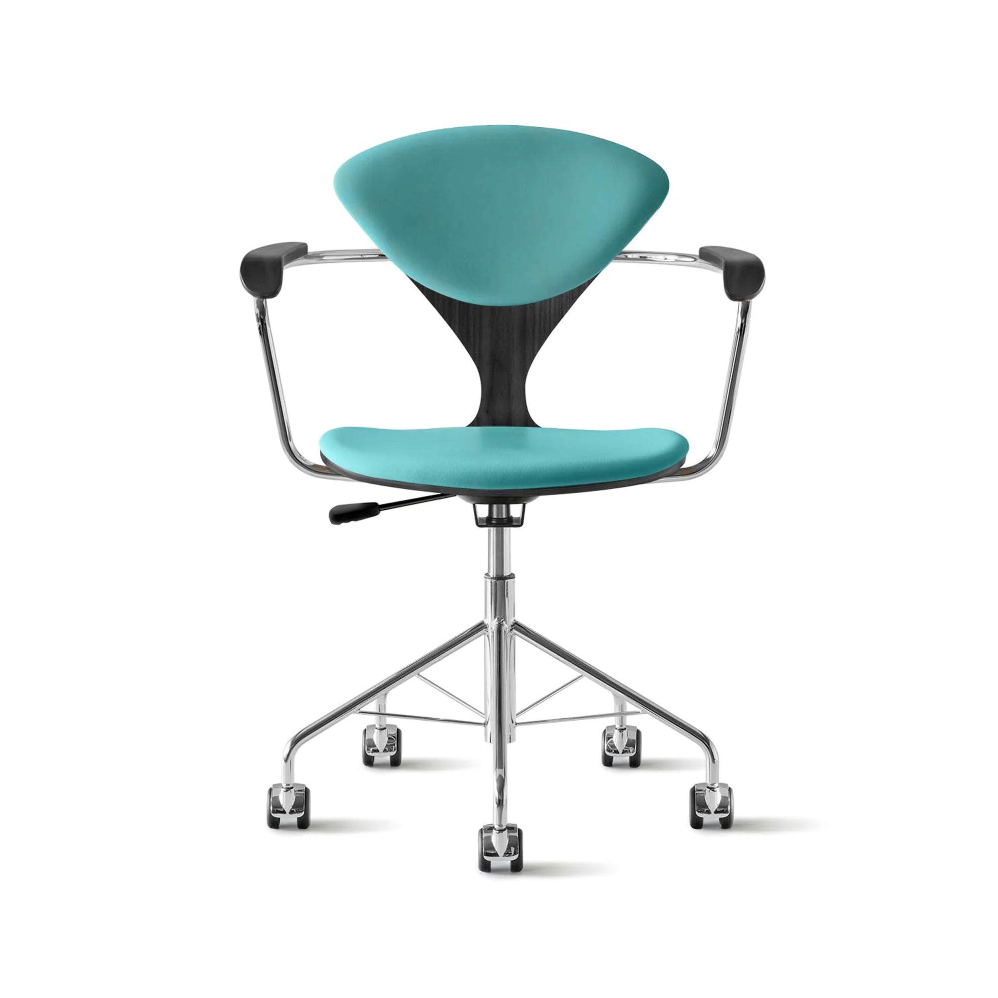 Cherner Swivel Base Armchair with Seat and Back Pads