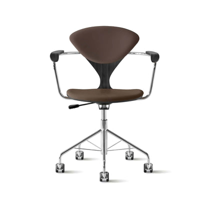 Cherner Swivel Base Armchair with Seat and Back Pads