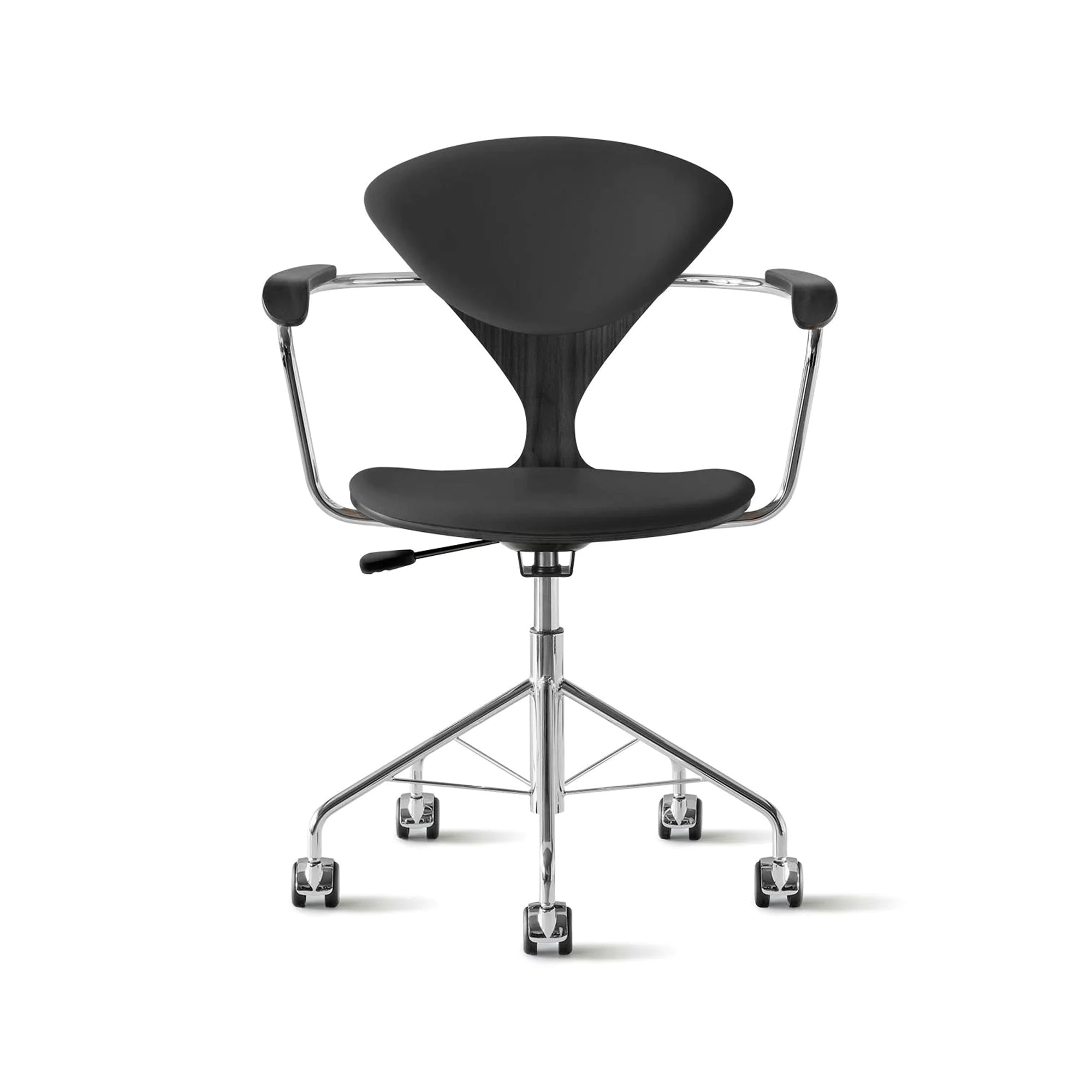 Cherner Swivel Base Armchair with Seat and Back Pads
