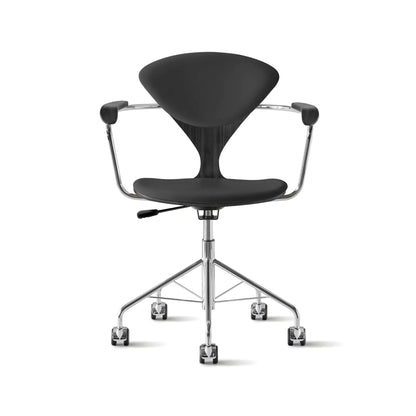Cherner Swivel Base Armchair with Seat and Back Pads