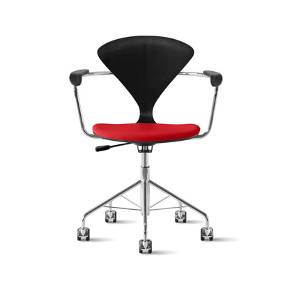 Cherner Swivel Base Armchair with Seat Pad