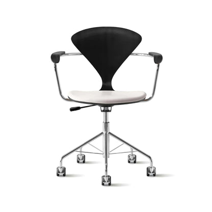 Cherner Swivel Base Armchair with Seat Pad