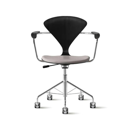 Cherner Swivel Base Armchair with Seat Pad