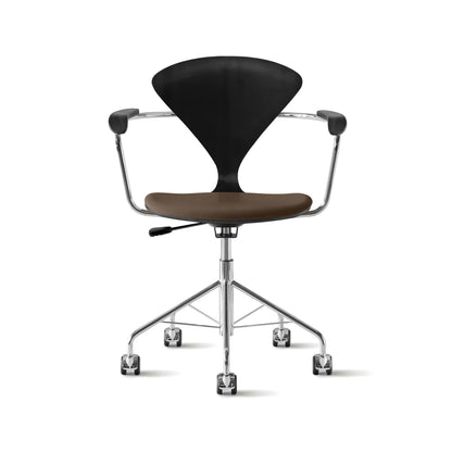 Cherner Swivel Base Armchair with Seat Pad