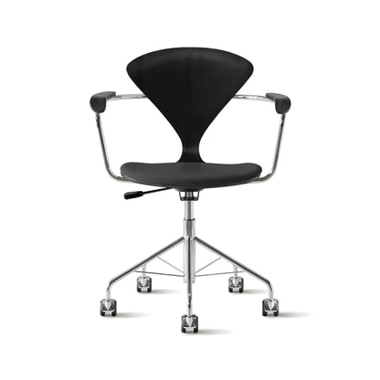 Cherner Swivel Base Armchair with Seat Pad
