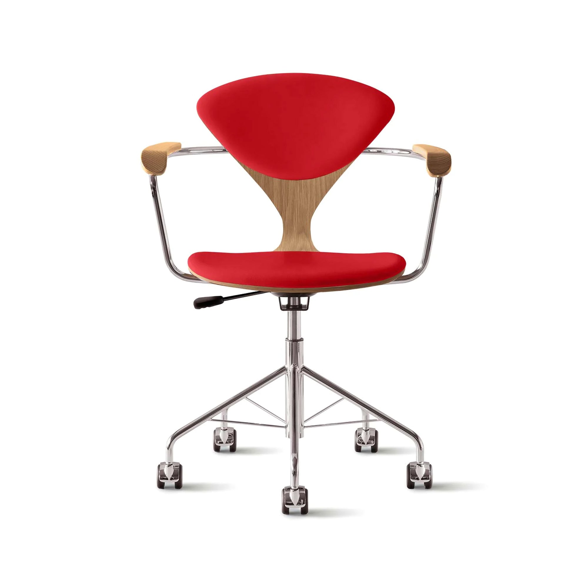 Cherner Swivel Base Armchair with Seat and Back Pads