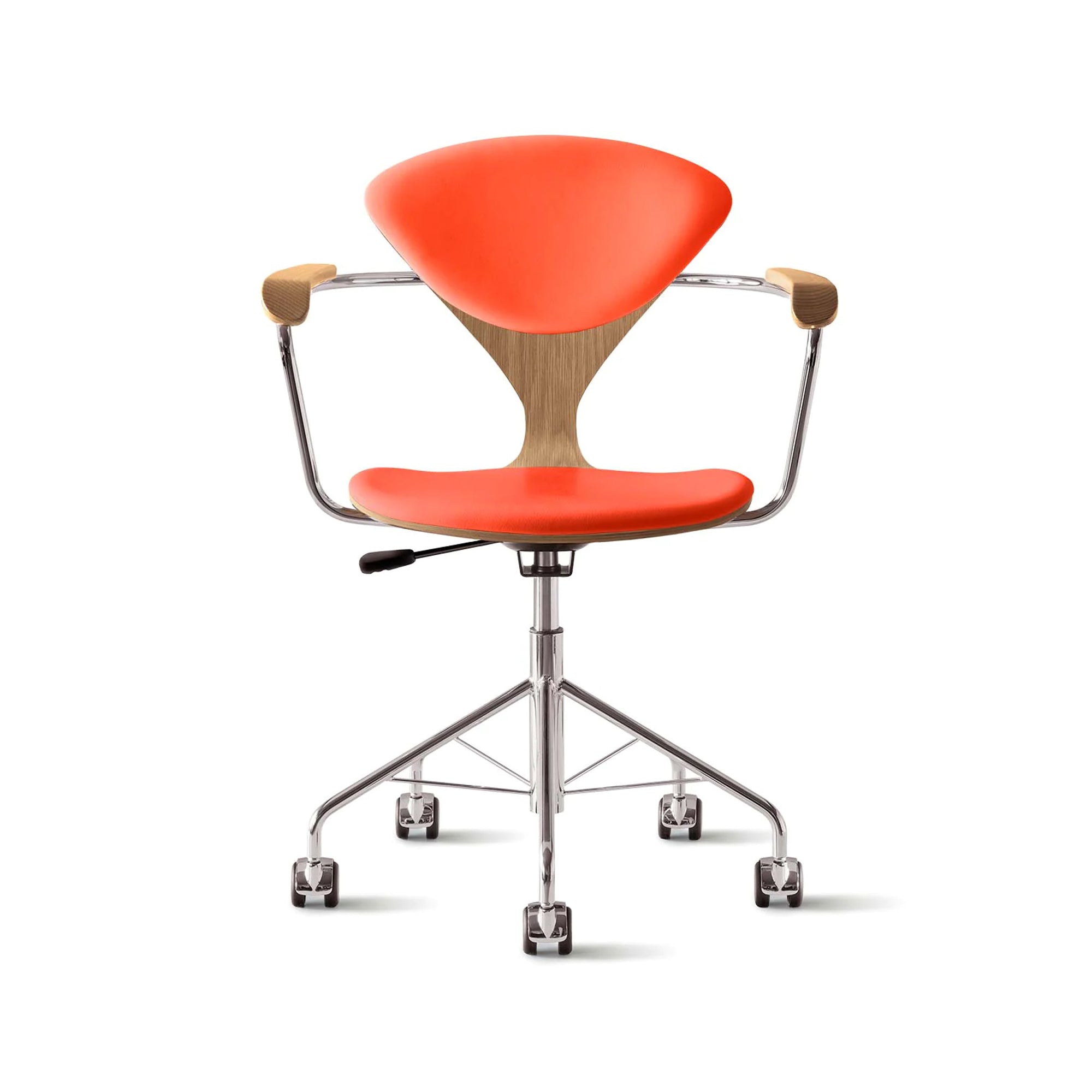 Cherner Swivel Base Armchair with Seat and Back Pads