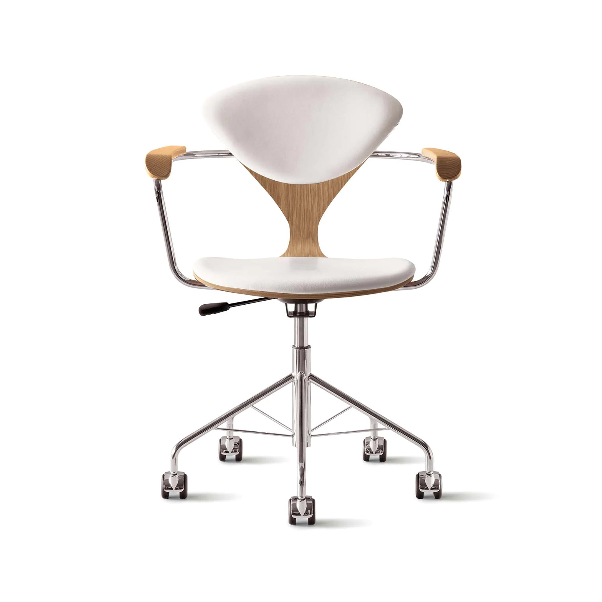 Cherner Swivel Base Armchair with Seat and Back Pads