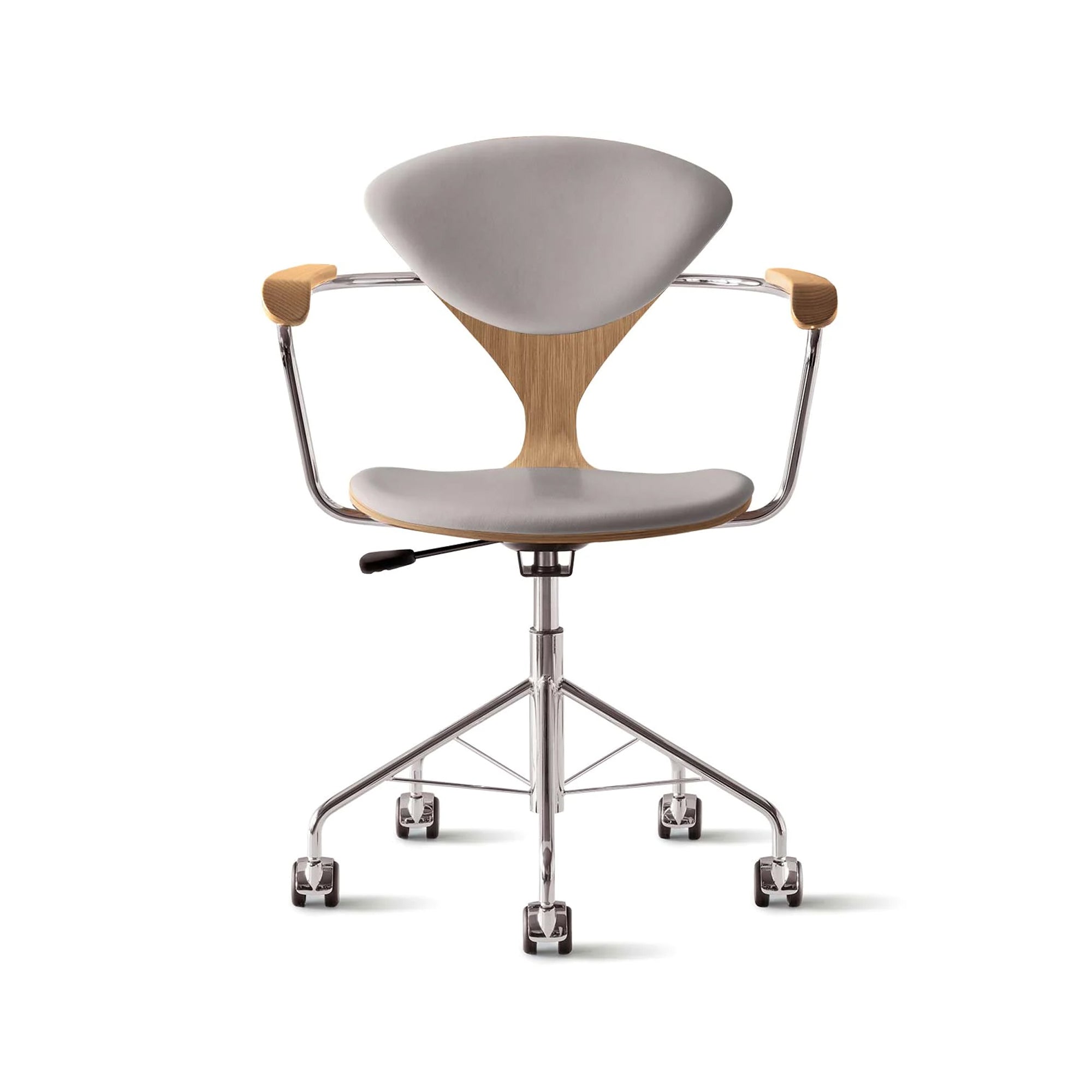Cherner Swivel Base Armchair with Seat and Back Pads