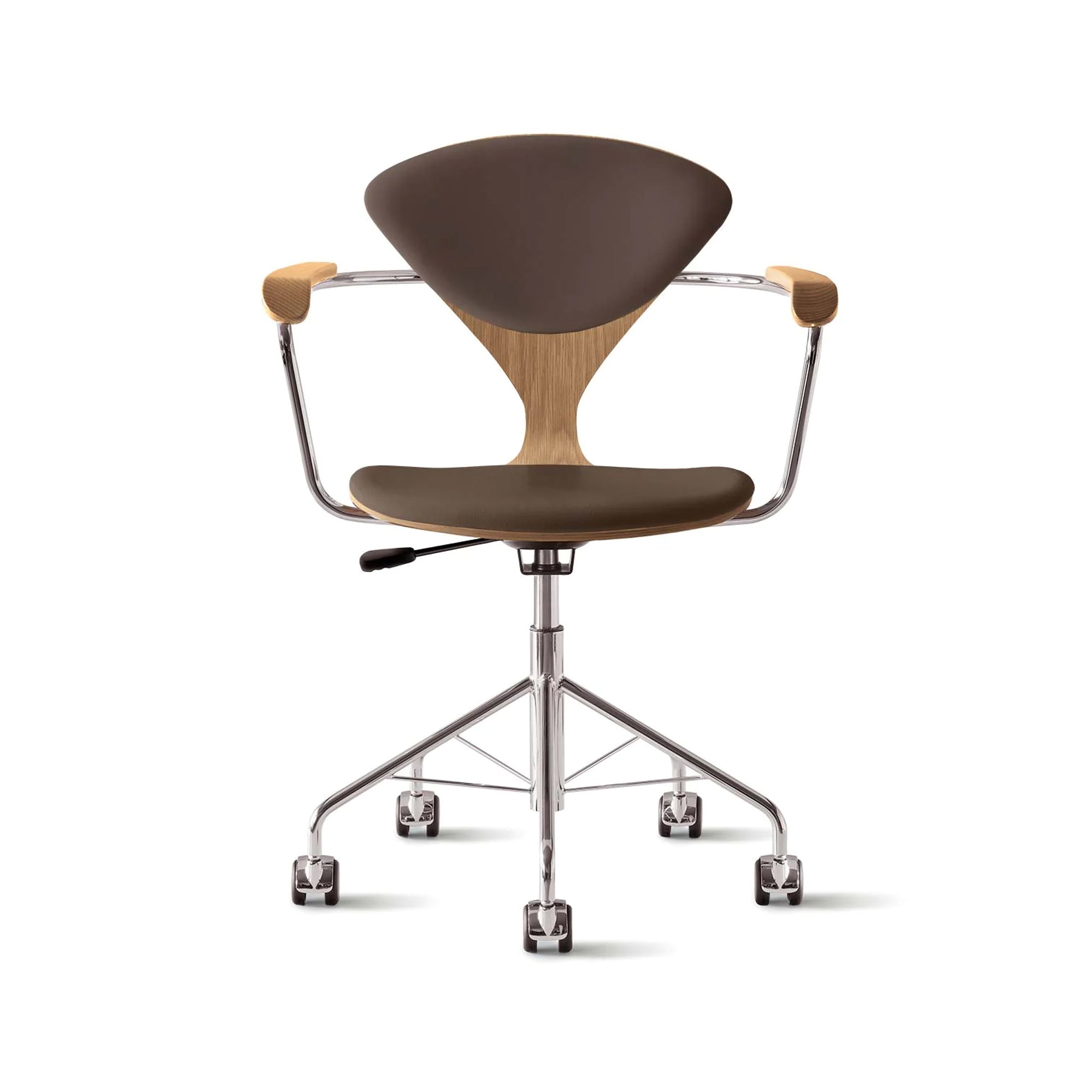 Cherner Swivel Base Armchair with Seat and Back Pads