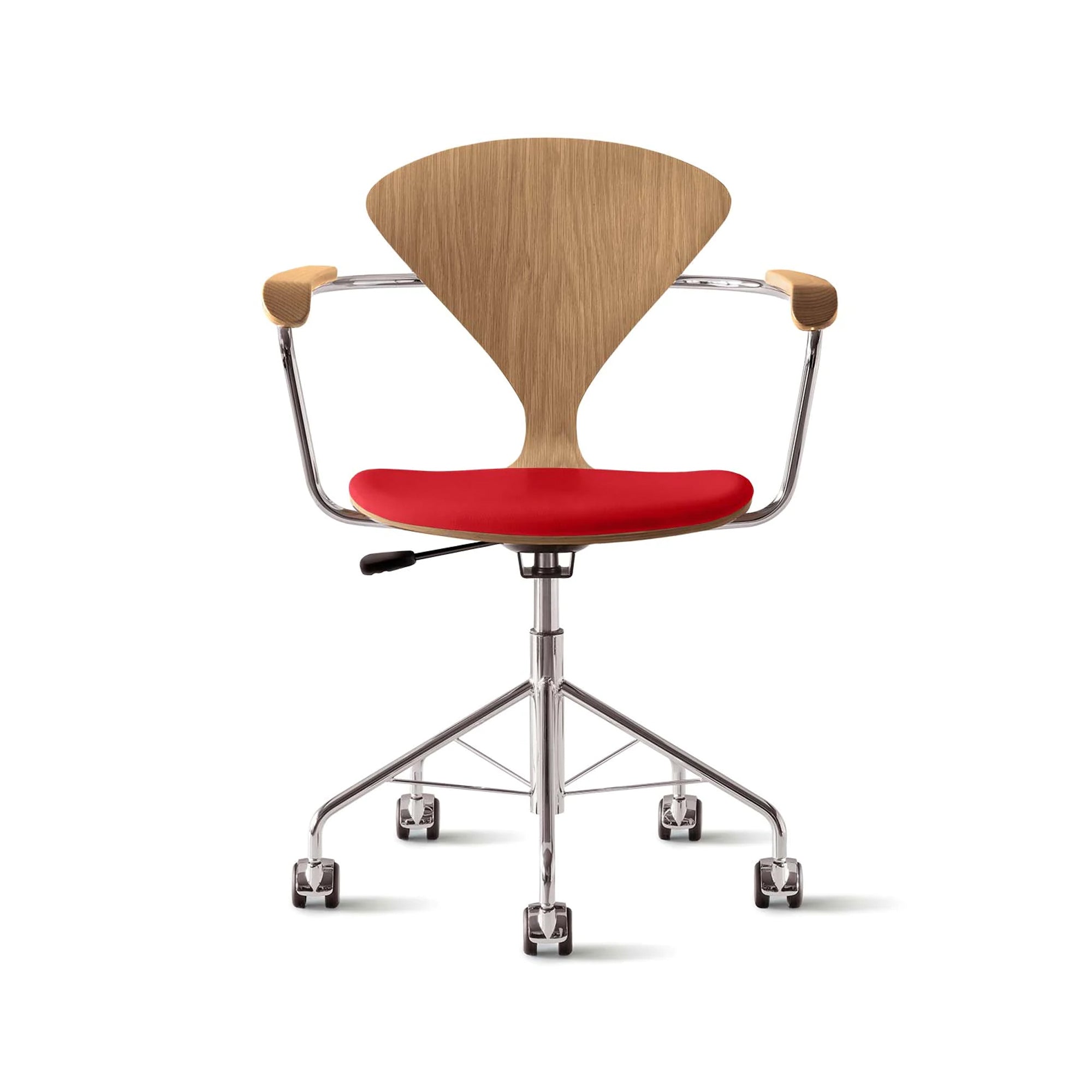 Cherner Swivel Base Armchair with Seat Pad