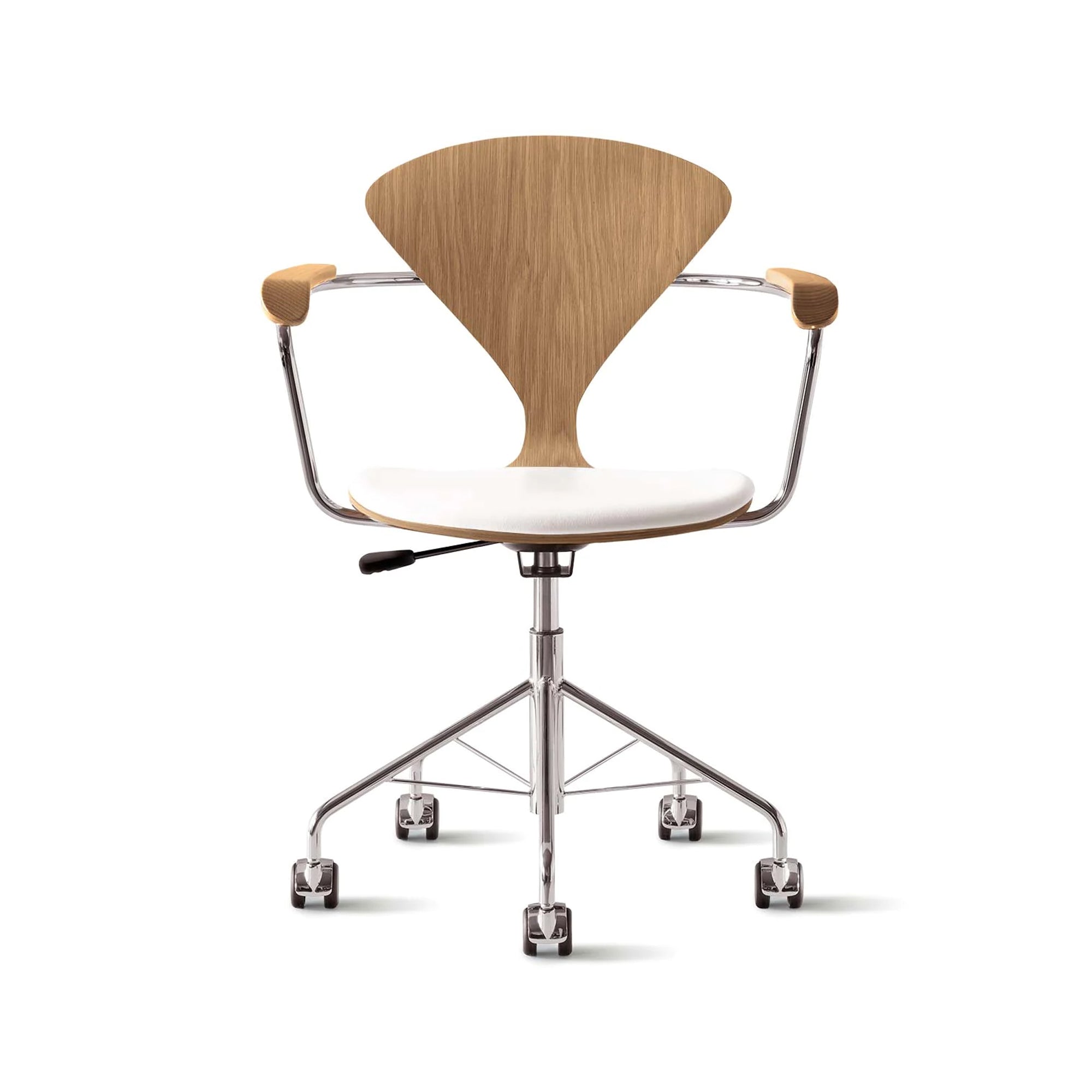 Cherner Swivel Base Armchair with Seat Pad