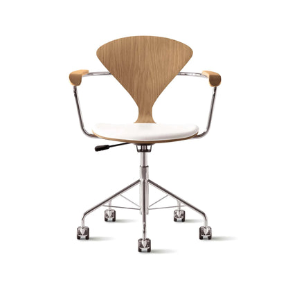 Cherner Swivel Base Armchair with Seat Pad