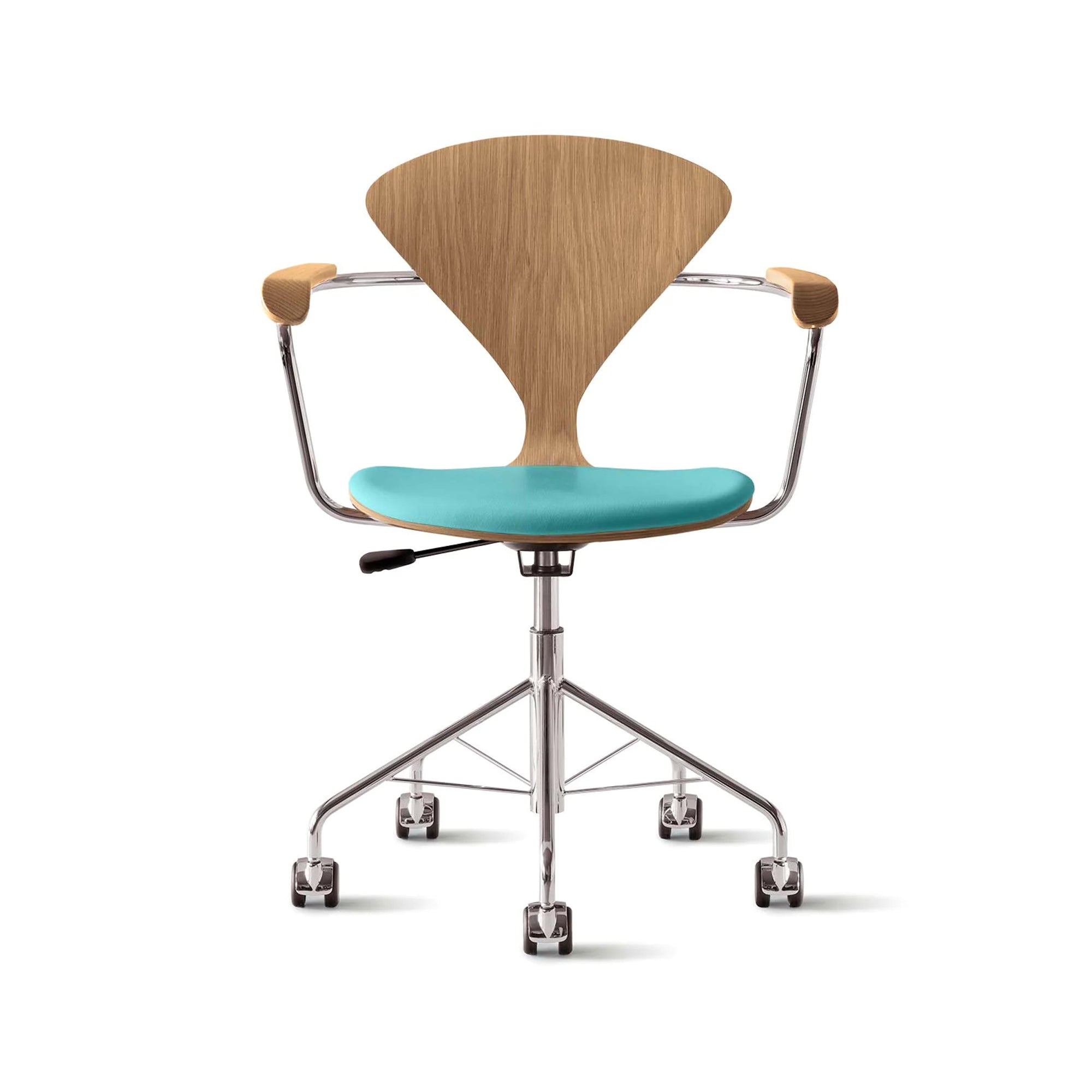 Cherner Swivel Base Armchair with Seat Pad