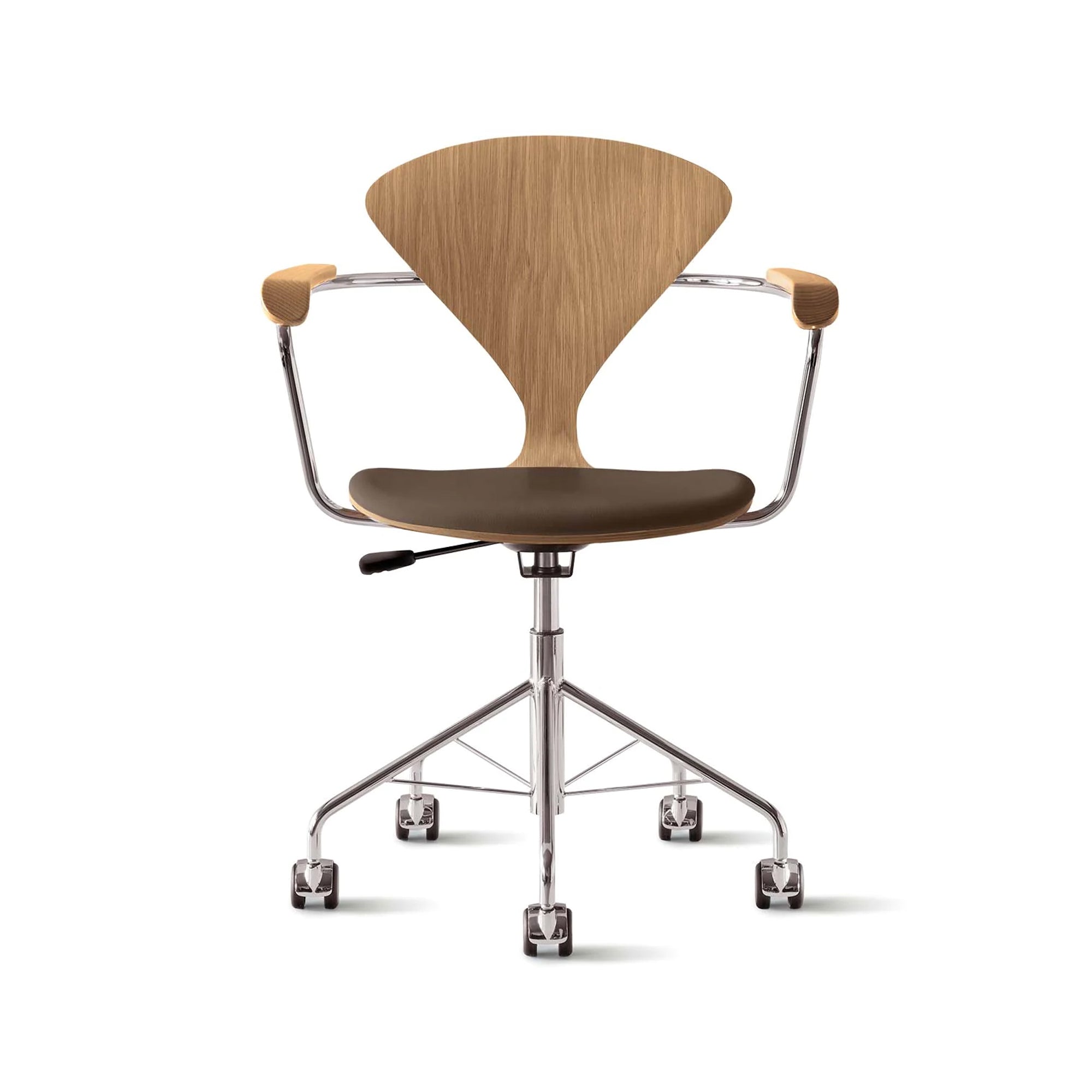 Cherner Swivel Base Armchair with Seat Pad