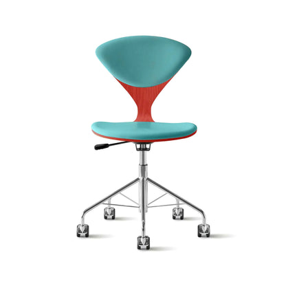 Cherner Swivel Base Chair with Seat and Back Pads