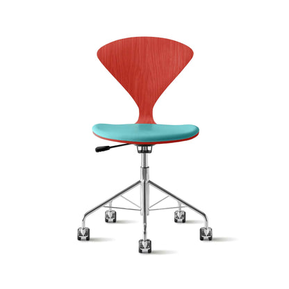 Cherner Swivel Base Chair with Seat Pad