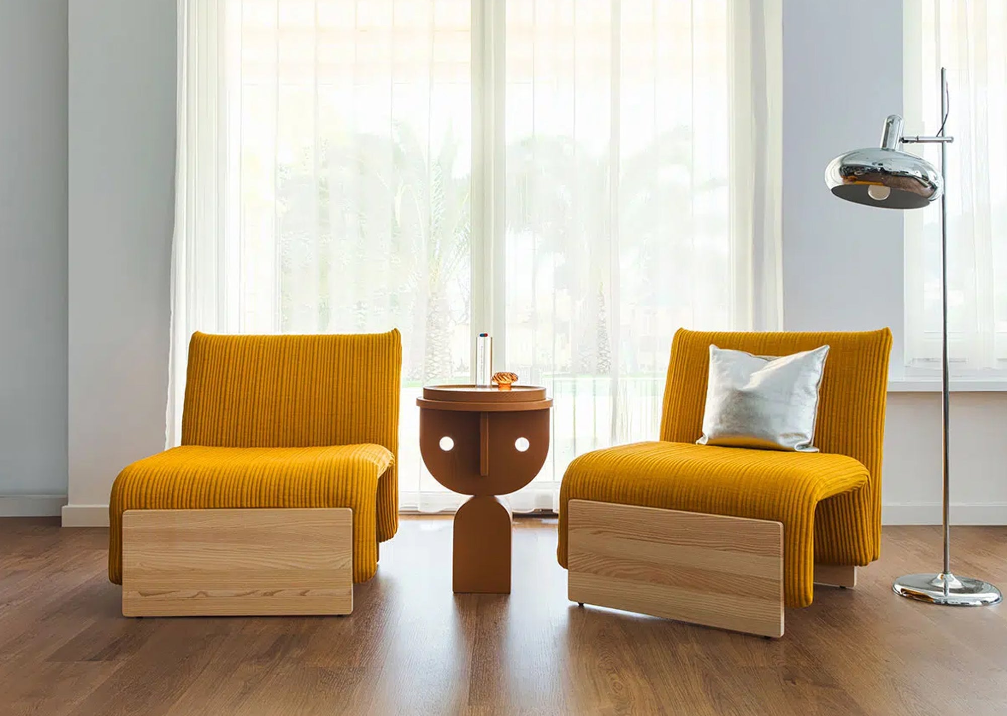 Faces Side Table