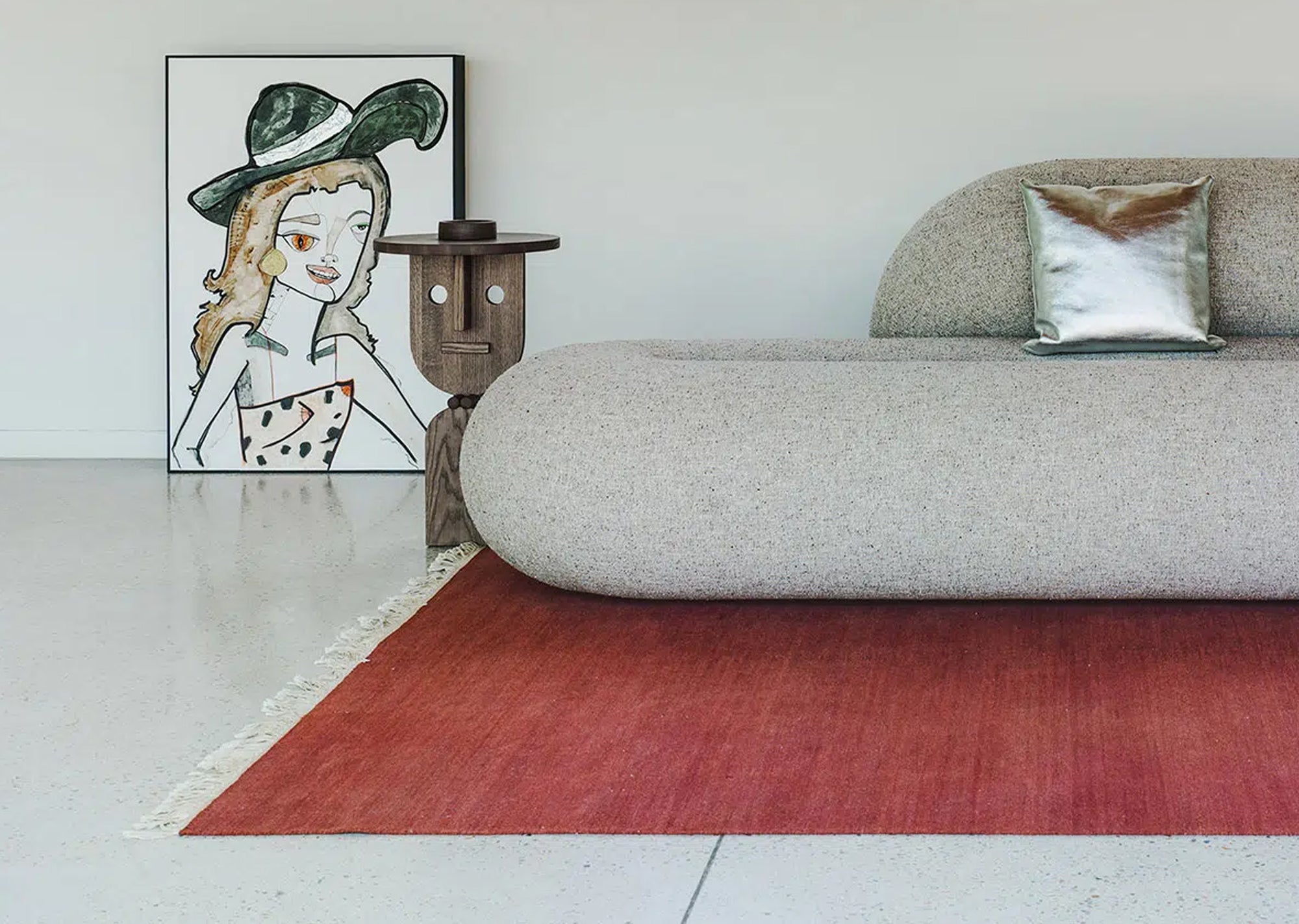 Faces Side Table