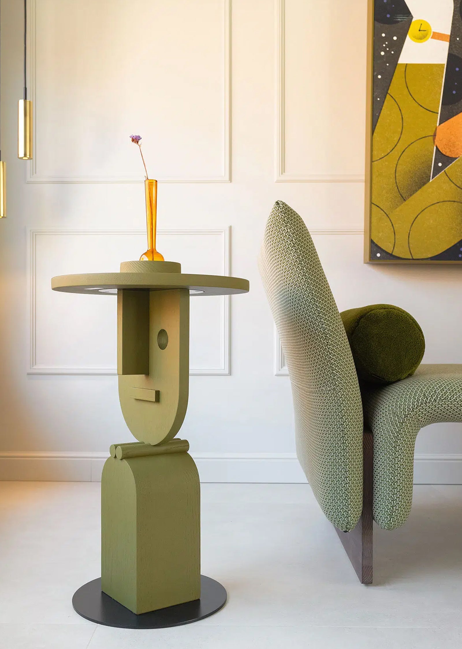Faces Side Table