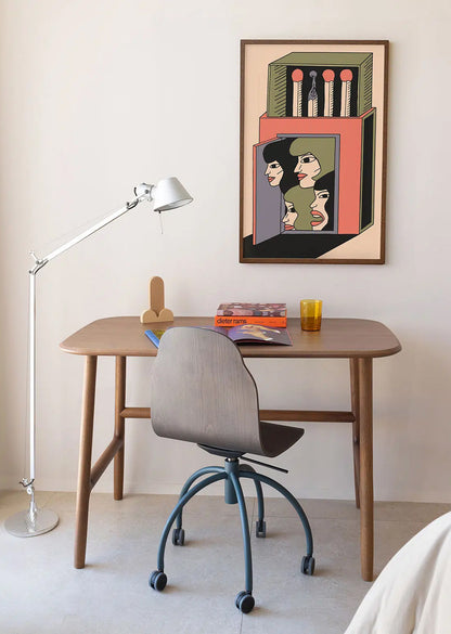 Body Desk Chair — Wood