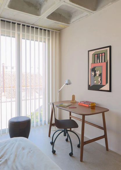 Body Desk Chair — Wood