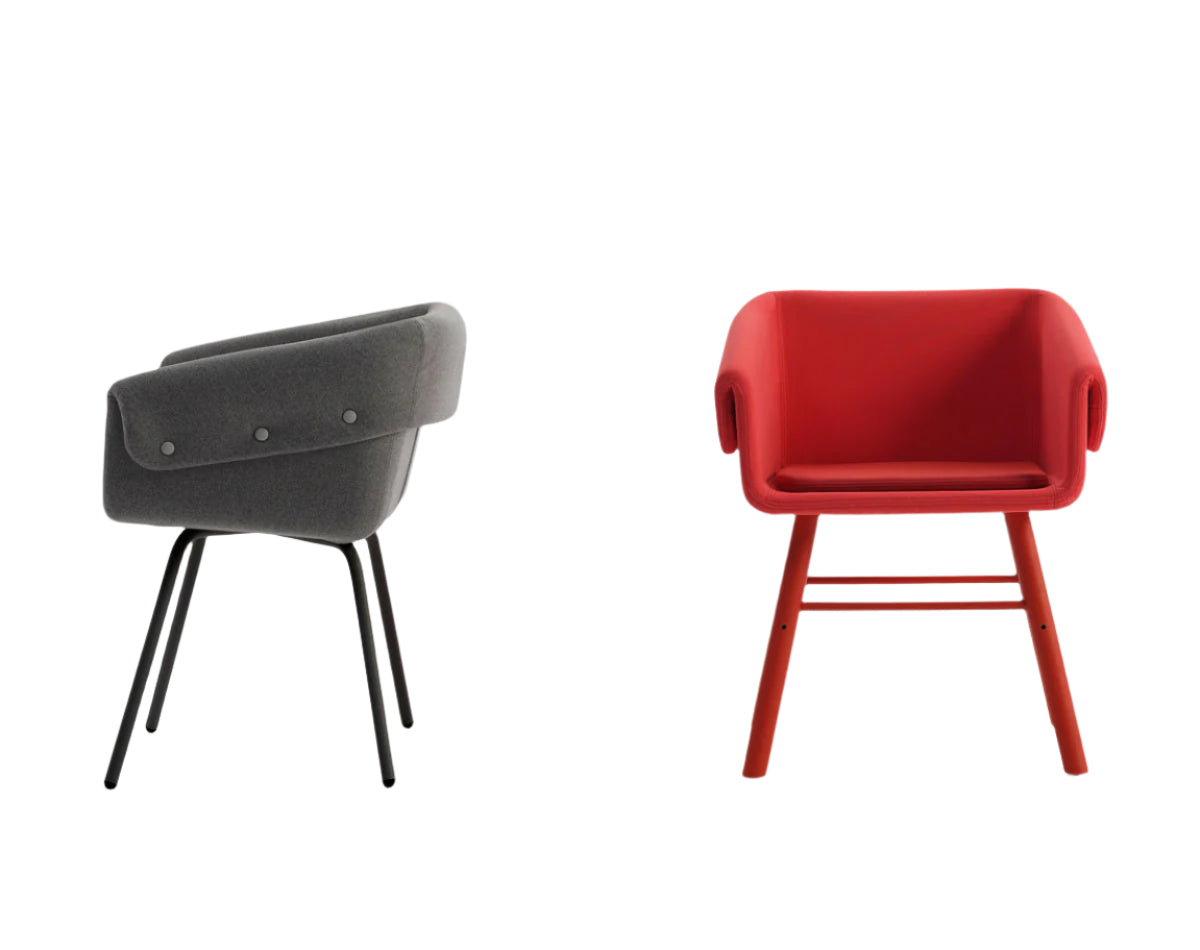 Collar Chair — Metal Legs