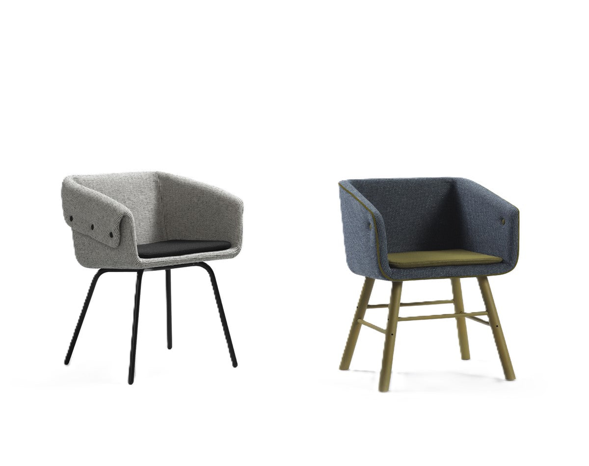 Collar Chair — Metal Legs