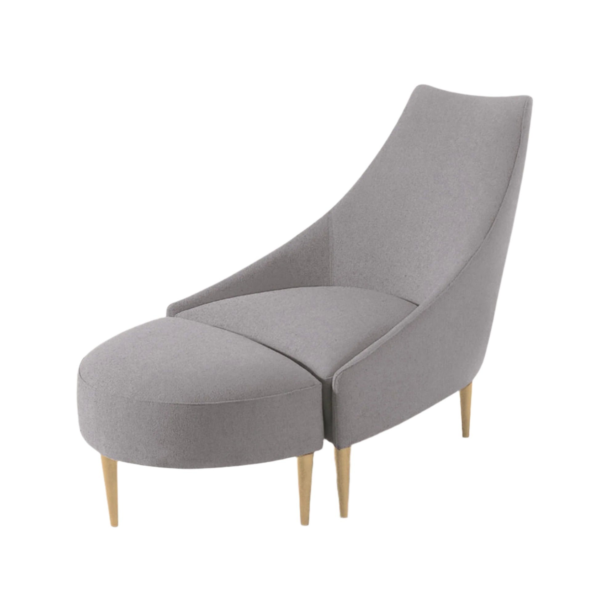 Silencio Lounge Chair and Pouf