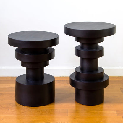 Sass Side Table — Black — Set of 2