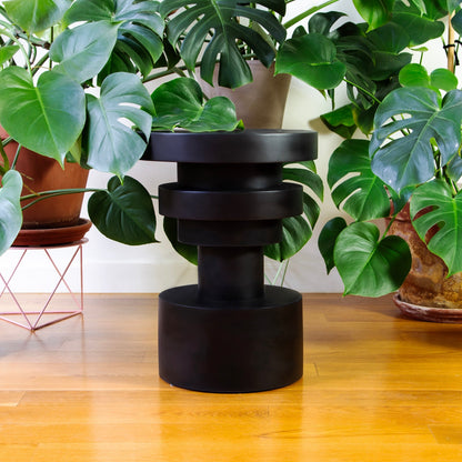 Sass Side Table — Black — Set of 2