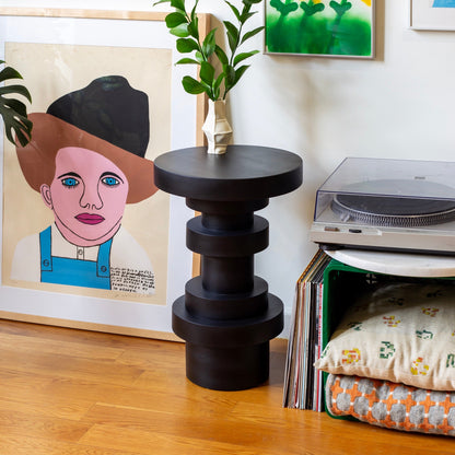 Sass Side Table — Black — Set of 2