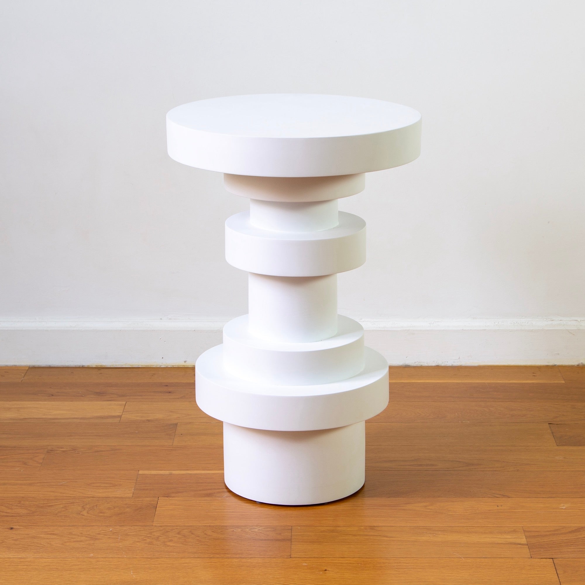 Sass Side Table — White — Set of 2