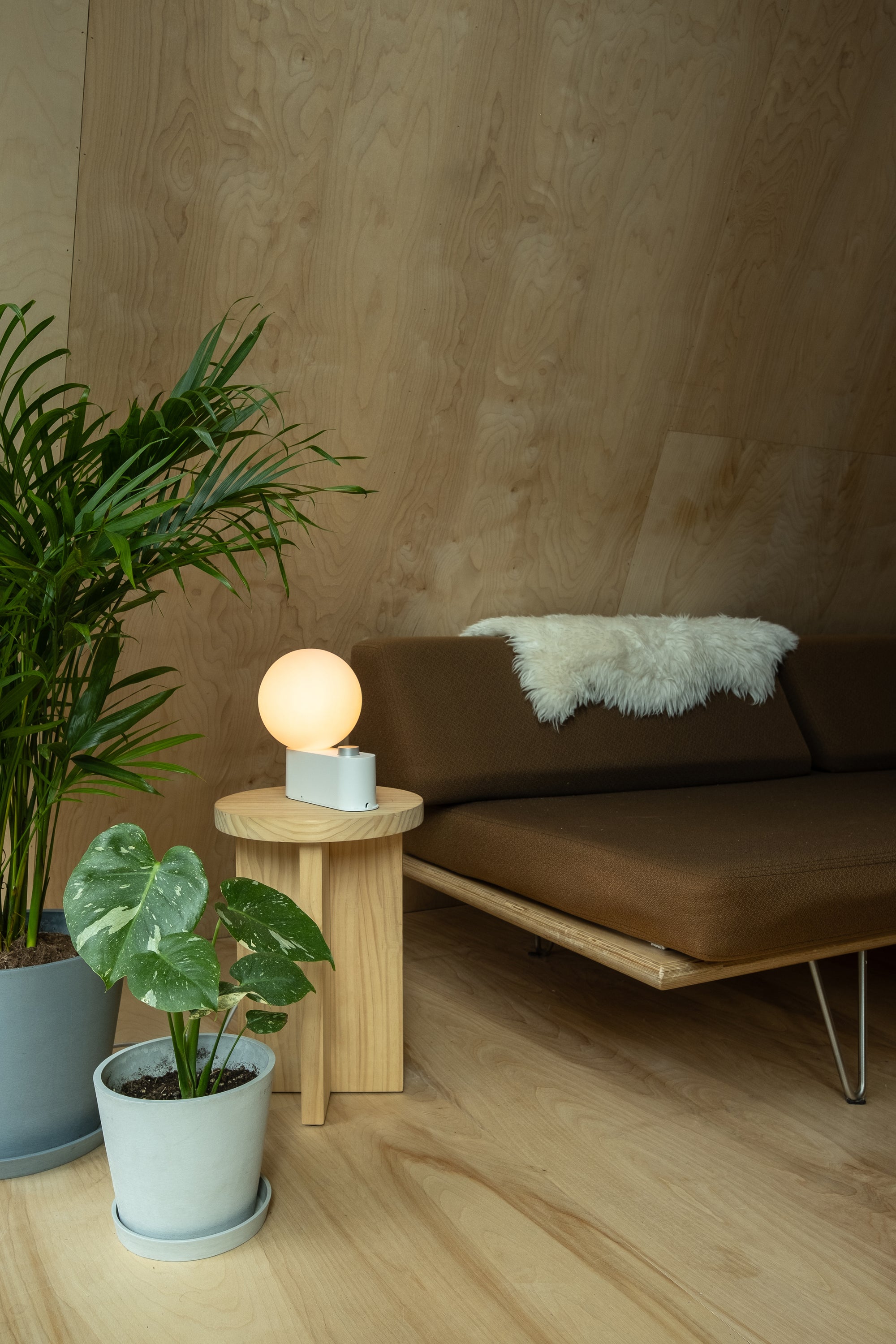 Alumina Table and Wall Lamp