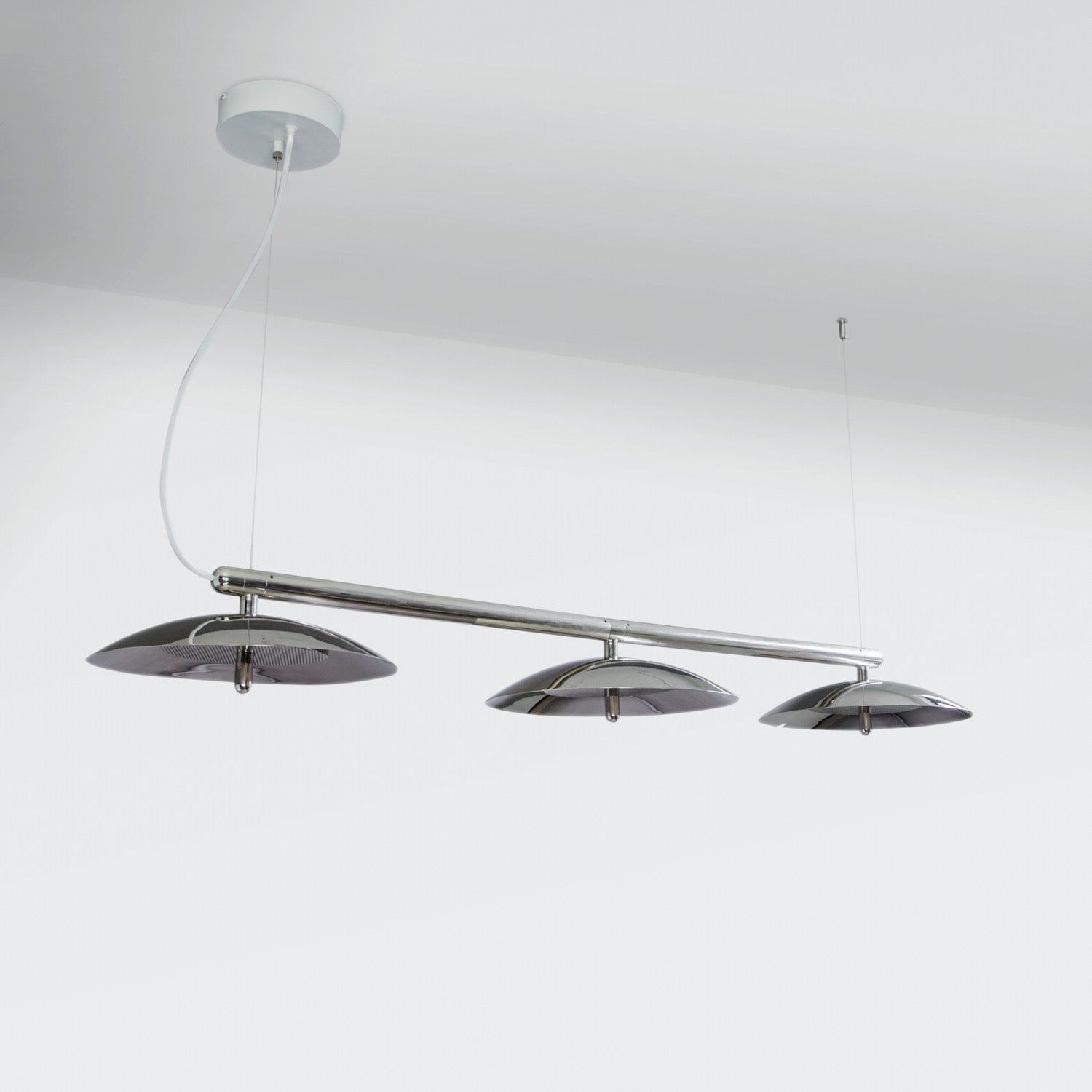 Signal Linear Pendant Light — Black & Nickel