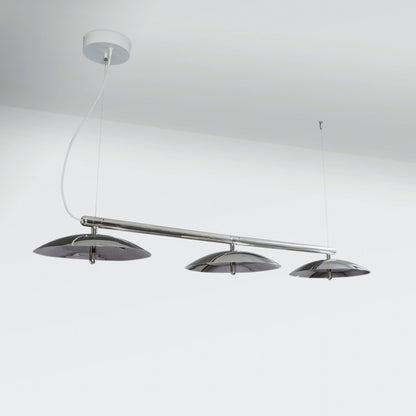 Signal Linear Pendant Light — White & Brass