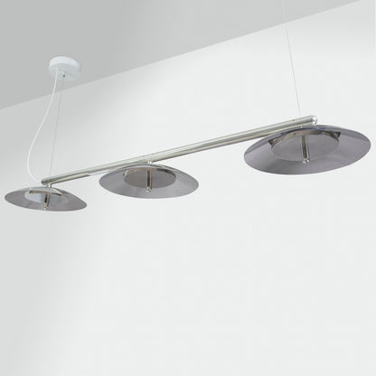 Signal Linear Pendant Light — White & Brass