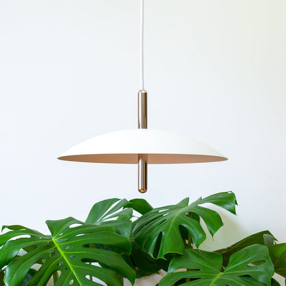 Signal Pendant Light — White & Nickel